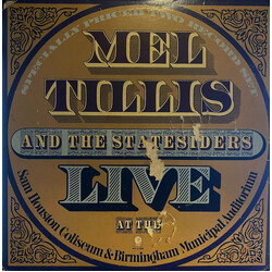 Mel Tillis / The Statesiders (2) Live At The Sam Houston Coliseum & Birmingham Municipal Auditorium Vinyl 2 LP USED