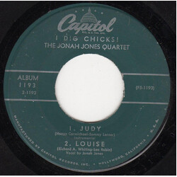 The Jonah Jones Quartet I Dig Chicks! USED VINYL 7INCH 45 RPM EP