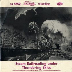 No Artist Steam Railroading Under Thundering Skies Vinyl LP USED