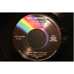 The Andrews Sisters / Dan Dailey / Vic Schoen And His Orchestra Take Me Out To The Ball Game / In The Good Old Summer Time USED VINYL 7INCH 45 RPM SIN