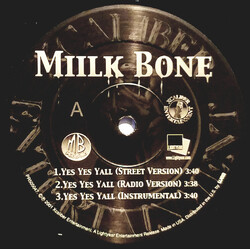 Miilkbone Yes Yes Yall / Dear Slim USED VINYL 12INCH 33 S RPM PROMO