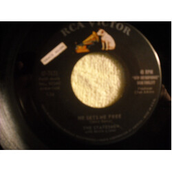 The Statesmen Quartet / Hovie Lister He Sets Me Free / He's Already Done USED VINYL 7INCH 45 RPM SINGLE