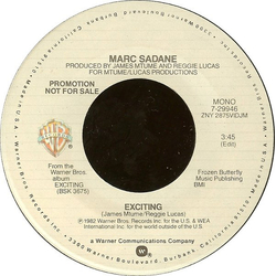 Marc Sadane Exciting Vinyl 7" USED
