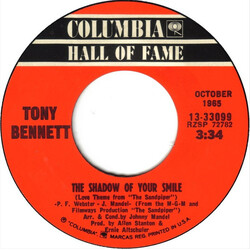 Tony Bennett The Shadow Of Your Smile / Who Can I Turn To (When Nobody Needs Me) USED VINYL 7INCH 45 RPM SINGLE REISSUE STYRENE
