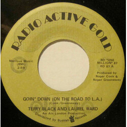 Terry Black (2) / Laurel Ward Goin' Down (On The Road To L. A.) USED VINYL 7INCH 45 RPM SINGLE REISSUE