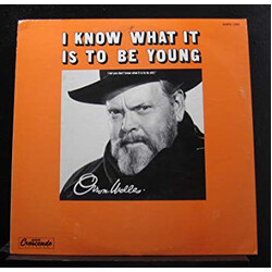 Orson Welles I Know What It Is To Be Young (But You Don't Know What It Is To Be Old) USED VINYL 12INCH SINGLE