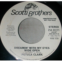 Petula Clark Dreamin' With My Eyes Wide Open USED VINYL 7INCH 45 RPM PROMO STYRENE STEREO