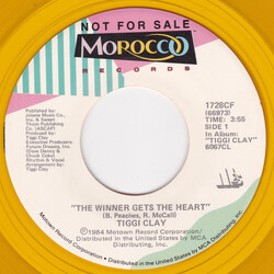 Tiggi Clay The Winner Gets The Heart USED VINYL 7INCH 45 RPM PROMO