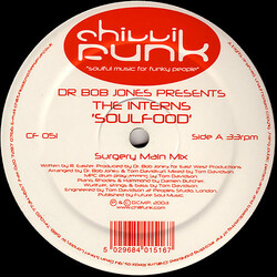 Dr. Bob Jones / The Interns Soulfood VINYL 12" USED