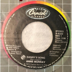Anne Murray Cotton Jenny / Danny's Song USED VINYL 7INCH 45 RPM SINGLE REISSUE