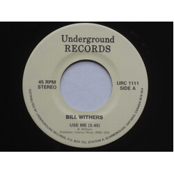 Bill Withers / Susan Christie Use Me / I Love Onions Vinyl 7" USED