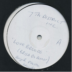 7th District Inc. Love Breeze USED VINYL 12INCH WHITE LABEL