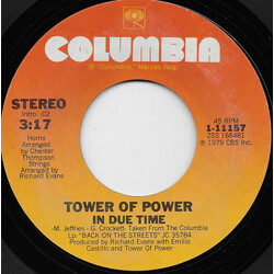 Tower Of Power In Due Time / And You Know It USED VINYL 7INCH 45 RPM SINGLE