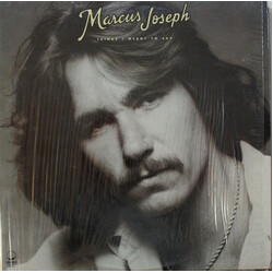 Marcus Joseph Things I Meant To Say Vinyl LP USED