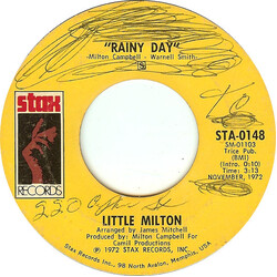 Little Milton Rainy Day / Lovin' Stick VINYL 7" USED