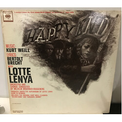 Lotte Lenya / Kurt Weill / Bertolt Brecht / Wilhelm Brückner-Rüggeberg Happy End With Lotte Lenya Vinyl LP USED