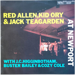 Henry "Red" Allen / Kid Ory / Jack Teagarden / J.C. Higginbotham / Buster Bailey / Cozy Cole At Newport Vinyl LP USED