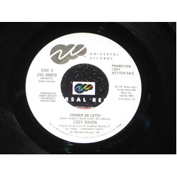 Eddy Raven Sooner Or Later USED VINYL 7INCH 45 RPM PROMO