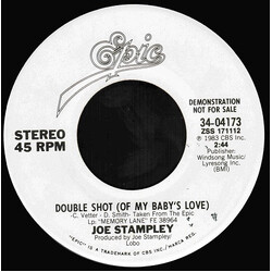 Joe Stampley Double Shot (Of My Baby's Love) USED VINYL 7INCH 45 RPM PROMO STEREO