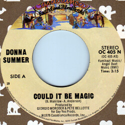Donna Summer Could It Be Magic USED VINYL 7INCH 45 RPM SINGLE REISSUE STYRENE STEREO