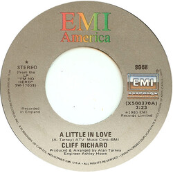 Cliff Richard A Little In Love USED VINYL 7INCH 45 RPM SINGLE