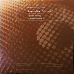 Structure Rize Da Jonesez USED VINYL 12INCH 33 S RPM PROMO