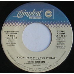 Vern Gosdin I Know The Way To You By Heart USED VINYL 7INCH 45 RPM PROMO
