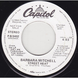 Barbara Mitchell Street Heat USED VINYL 7INCH 45 RPM SINGLE PROMO