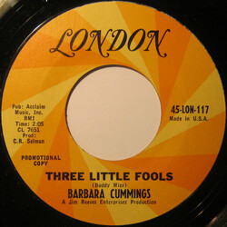 Barbara Cummings Three Little Fools USED VINYL 7INCH 45 RPM SINGLE PROMO