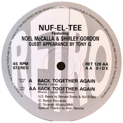 Nuf-El-Tee / Noel McCalla / Shirley Gordon Back Together Again VINYL 12" USED