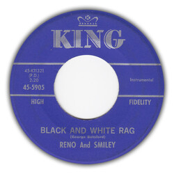 Reno And Smiley Black And White Rag / Dill Pickles USED VINYL 7INCH 45 RPM SINGLE