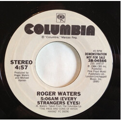 Roger Waters 5:06AM (Every Strangers Eyes) Vinyl 7" USED