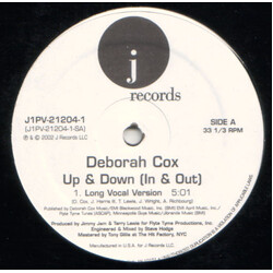 Deborah Cox Up & Down (In & Out) USED VINYL 12INCH 33 S RPM SINGLE PROMO