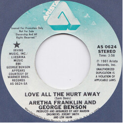 Aretha Franklin / George Benson Love All The Hurt Away USED VINYL 7INCH 45 RPM SINGLE PROMO