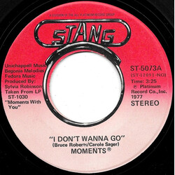 The Moments I Don't Wanna Go VINYL 7" USED