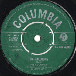 Russ Conway Toy Balloons USED VINYL 7INCH 45 RPM SINGLE