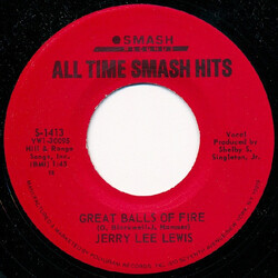Jerry Lee Lewis Great Balls Of Fire / High School Confidential VINYL 7" USED