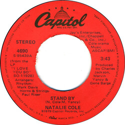 Natalie Cole Stand By USED VINYL 7INCH SINGLE