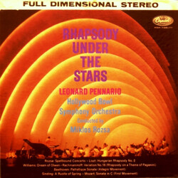 The Hollywood Bowl Symphony Orchestra / Miklós Rózsa / Leonard Pennario Rhapsody Under The Stars Vinyl LP USED