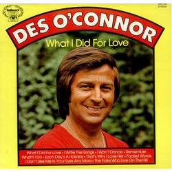 Des O'Connor What I Did For Love Vinyl LP USED