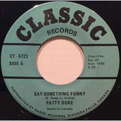 Patty Duke Say Something Funny / Don't Just Stand There USED VINYL 7INCH 45 RPM SINGLE REISSUE