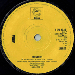 ABBA Fernando Vinyl 7" USED
