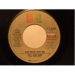 The J. Geils Band Eenie Meenie Minie Moe USED VINYL 7INCH 45 RPM SINGLE PROMO