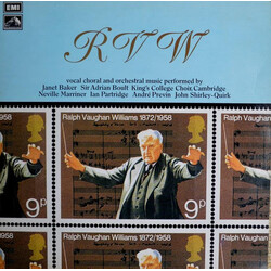 Ralph Vaughan Williams RVW (Vocal Choral And Orchestral Music) Vinyl LP USED