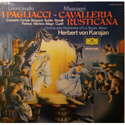 Ruggiero Leoncavallo / Pietro Mascagni / Herbert von Karajan I Pagliacci / Cavalleria Rusticana (Highlights) Vinyl LP USED