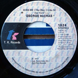 George McCrae Kiss Me (The Way I Like It) USED VINYL 7INCH 45 RPM