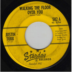 Justin Tubb Walking The Floor Over You USED VINYL 7INCH 45 RPM