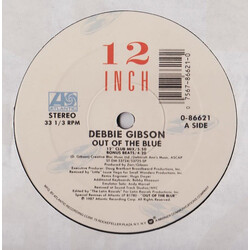 Debbie Gibson Out Of The Blue Vinyl 12" USED