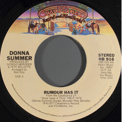 Donna Summer Rumour Has It USED VINYL 7INCH 45 RPM SINGLE