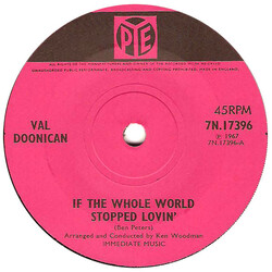 Val Doonican If The Whole World Stopped Lovin' USED VINYL 7INCH 45 RPM SINGLE